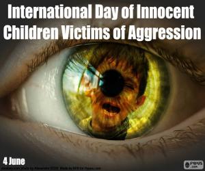 yapboz Saldırganlık kurbanları masum çocukların günü